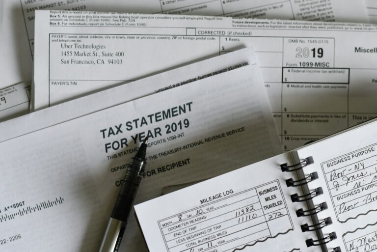 Personal tax statement and documents